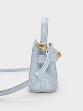 Charles & Ke*th - Aubrielle Croc-Effect Top Handle Bag - Sea Salt Blue